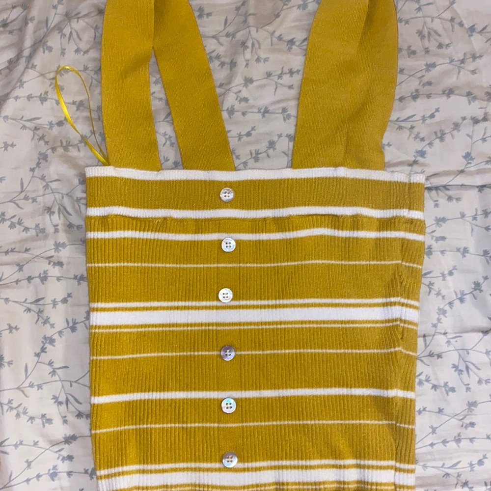 Yellow Sweater Tank
